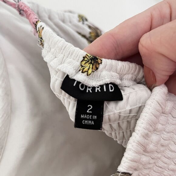 Torrid Size 2 (18/20) Women's Lined Dress, Spring, Brunch, High-Low , Fl… - Picture 9 of 10